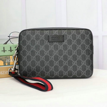 商品名称：グッチ GUCCI 057-GG495562BK 2021年最新入荷 GGスプリーム ポーチ 手持ちかばん ストラップ付き クラッチバッグ キャンパス