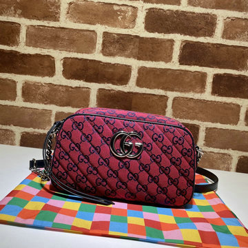 グッチ GUCCI 057-GG447632BQR 2021年最新入荷 GGマーモント マルチカラー スモール ショルダーバッグ 斜め掛け ショルダーバッグ クロスボディバッグ