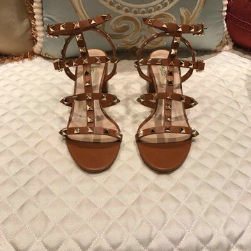 ヴァレンティノ Valentino 26-VTJ21012Z 2021年夏最新入荷 ロックスタッズ ケージドサンダル ハイヒールシューズ スライドサンダル レディースシューズ