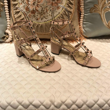 ヴァレンティノ Valentino 26-VTJ21012X2021年夏最新入荷 ロックスタッズ ケージドサンダル ハイヒールシューズ スライドサンダル レディースシューズ