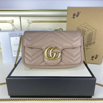 商品名称：グッチ GUCCI 057-GG476433PL　2021年最新入荷 GGマーモント スーパーミニ バッグ 斜め掛け ショルダーバッグ クロスボディ レディースかばん レザー