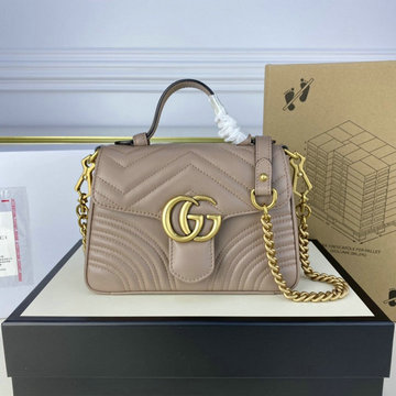 商品名称：グッチ GUCCI 057-GG547260PL　2021年最新入荷 GGマーモント ミニ トップハンドルバッグ トートバッグ ハンドバッグ 2way 斜め掛け ショルダーバッグ クロスボディ