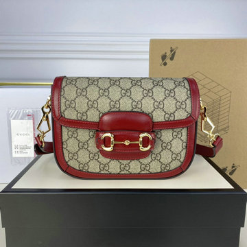 グッチ GUCCI 057-GG658574BR　2021年最新入荷 ホースビット 1955 ミニバッグ 斜め掛け ショルダーバッグ クロスボディ レディースかばん キャンパス