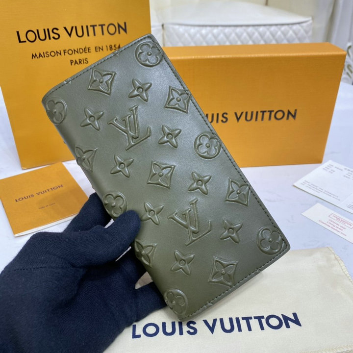 商品名称：ルイヴィトン LOUISVUITTON 057-M80503G　2021年最新入荷 ポルトフォイユ ブラザ 二つ折り長財布 ロングウォレット カードポケット 札入れ モノグラム シール レザー