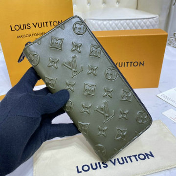 ルイヴィトン LOUISVUITTON 057-M80505G　2021年最新入荷 ジッピーウォレット ヴェルティカル ファスナー長財布 ロングウォレット モノグラム シール レザー