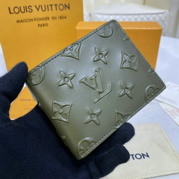 商品名称：ルイヴィトン LOUISVUITTON 057-M80520　2021年最新入荷 ポルトフォイユ スレンダー 二つ折り短財布 ショートウォレット カードケース 札入れ モノグラム シール レザー