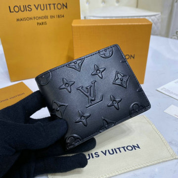 ルイヴィトン LOUISVUITTON 057-M80520K　2021年最新入荷 ポルトフォイユ スレンダー 二つ折り短財布 ショートウォレット カードケース 札入れ モノグラム シール レザー