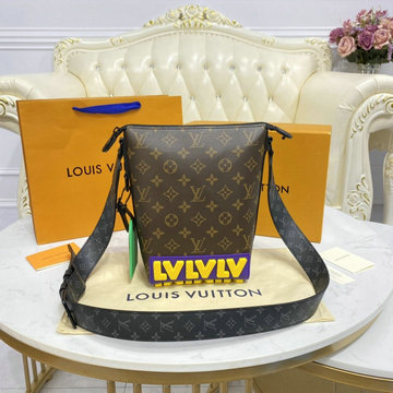 ルイヴィトン LOUISVUITTON 057-M57966　2021年最新入荷 クルーザー メッセンジャーバッグ 斜め掛け ショルダーバッグ クロスボディバッグ モノグラム キャンバス
