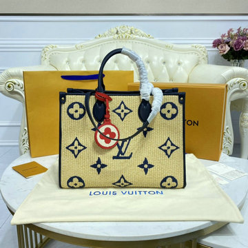 ルイヴィトン LOUISVUITTON 057-M57723　2021年最新入荷 オンザゴー MM ハンドバッグ トートバッグ ママバッグ ショッピングバッグ レディースかばん