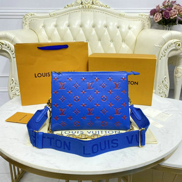 ルイヴィトン LOUISVUITTON 057-M58626　2021年最新入荷 クッサン PM ショルダーバッグ クロスボディバッグ レディースかばん モノグラム パターン ラムレザー