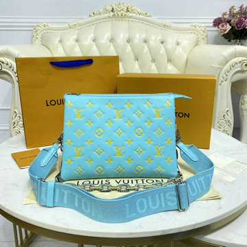 ルイヴィトン LOUISVUITTON 057-M58626LY　2021年最新入荷 クッサン PM ショルダーバッグ クロスボディバッグ レディースかばん モノグラム パターン ラムレザー