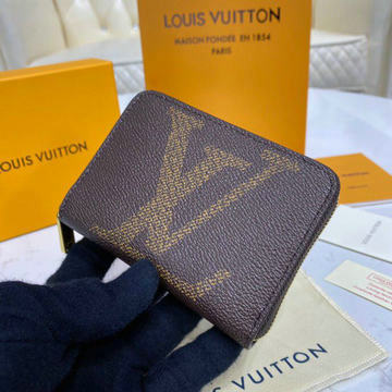 ルイヴィトン LOUISVUITTON 057-M69354　2021年最新入荷 ジッピー コインパース ファスナー短財布 小銭入れ カードケース モノグラムキャンパス