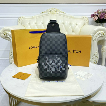 ルイヴィトン LOUISVUITTON 057-N40274　2021年最新入荷 アヴェニュー スリングバッグ ボディバッグ チェストバッグ ダミエグラフィットキャンパス