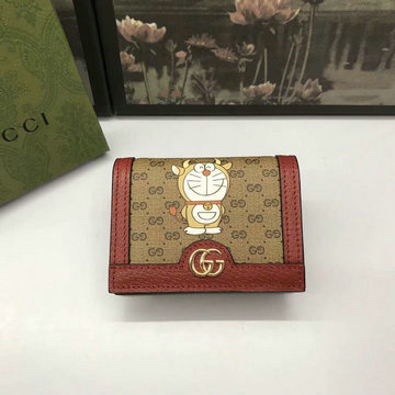 商品名称：グッチ GUCCI 057-GG654541KY　2021年最新入荷 ドラえもん GGマーモント カードケース ウォレット 短財布 コインケース 小銭入れ キャンパス