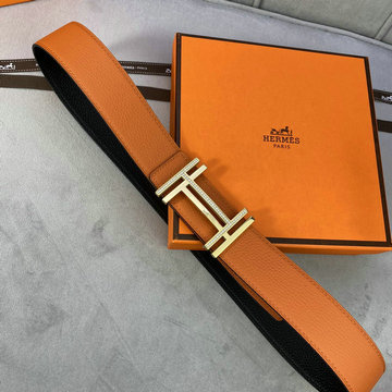 エルメス HERMES GH-HEP0734C　2021年最新作 リバーシブル ベルト メンズ ベルト カーフレザー