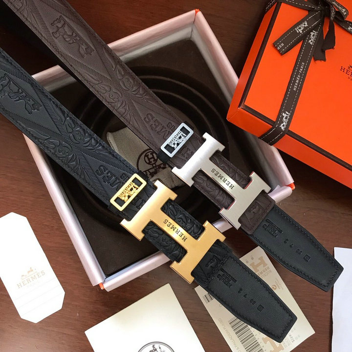 エルメス HERMES GH-HEP0736　2021年最新作 リバーシブル ベルト メンズ ベルト カーフレザー