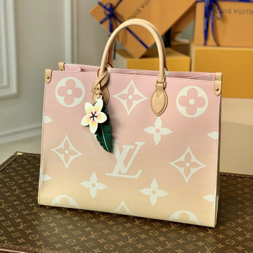 ルイヴィトン LOUISVUITTON GH-M57641　2021年最新作 オンザゴー GM ハンドバッグ トートバッグ ママバッグ ショッピングバッグ モノグラム ジャイアント キャンバス