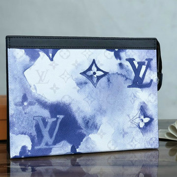 商品名称：ルイヴィトン LOUISVUITTON GH-M80460L　2021年最新作 ポシェット ヴォワヤージュ MM ポーチ 手持ちかばん クラッチバッグ メンズかばん ウォーターカラー