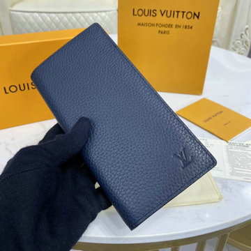 商品名称：ルイヴィトン LOUISVUITTON 057-M58192L　2021年最新作 ポルトフォイユ ブラザ 二つ折り長財布 ロングウォレット 札入れ カードポケット トリヨン レザー