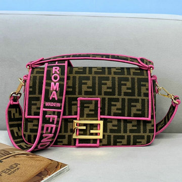 フェンディ FENDI 168-FD772SM　2021年最新作 バゲット クラッチ トートバッグ 2way 斜め掛け ショルダーバッグ クロスボディバッグ レディースかばん ファブリック バッグ