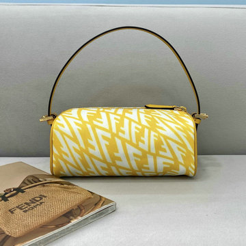 商品名称：フェンディ FENDI 168-FD8377Y　2021年最新作 円筒形ミニバッグ 肩掛け ショルダーバッグ FFヴァーティゴ グラフィックプリント キャンバスバッグ