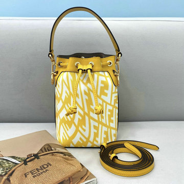 フェンディ FENDI 168-FD8380Y　2021年最新作 モン トレゾール バゲットバッグ ドローストリングバッグ ショルダーバッグ クロスボディバッグ FFヴァーティゴ グラフィックプリント