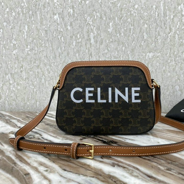 セリーヌ CELINE DDB-CE191522ZZ　2021年最新入荷 ファルコ ミディアム バッグ 斜め掛け ショルダーバッグ レディースかばん トリオンフキャンバス カーフスキン