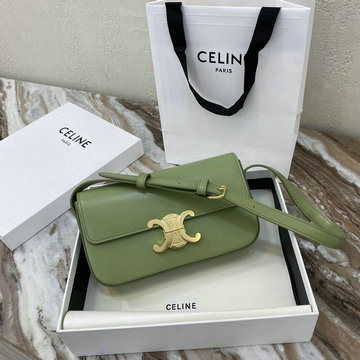 セリーヌ CELINE DDB-CE194143PG　2021年最新入荷 トリオンフバッグ 斜め掛け ショルダーバッグ クロスボディバッグ レディースかばん カーフレザー