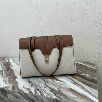 セリーヌ CELINE DDB-CE195543BBF　2021年最新入荷 ミディアム 16 ソフト バッグ トートバッグ 肩掛け ショルダーバッグ スムースカーフスキン