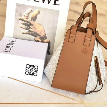 ロエベ LOEWE DDB-LE6887PBZ　2021年最新入荷 ハンモック ハンドバッグ トートバッグ 2way ショルダーバッグ クロスボディバッグ カーフレザー レディースかばん