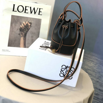 ロエベ LOEWE DDB-LE012107K　2021年最新入荷 balloon ミニ バゲットバッグ トートバッグ ショルダーバッグ ドローストリングバッグ カーフレザー