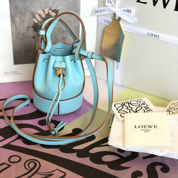 ロエベ LOEWE DDB-LE012107L　2021年最新入荷 balloon ミニ バゲットバッグ トートバッグ ショルダーバッグ ドローストリングバッグ カーフレザー