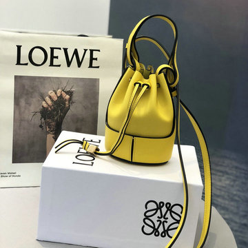 ロエベ LOEWE DDB-LE012107Y　2021年最新入荷 balloon ミニ バゲットバッグ トートバッグ ショルダーバッグ ドローストリングバッグ カーフレザー