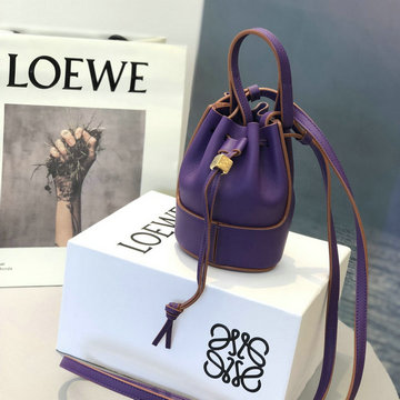 ロエベ LOEWE DDB-LE012107Z　2021年最新入荷 balloon ミニ バゲットバッグ トートバッグ ショルダーバッグ ドローストリングバッグ カーフレザー