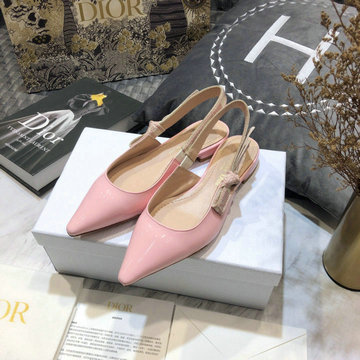 クリスチャンディオール CHRISTIAN DIOR 26-CDJ21015P 2021年最新入荷 J'ADIOR スリングバック パンプス フラットシューズ とんがりトウ