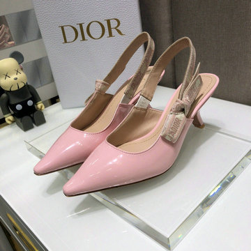クリスチャンディオール CHRISTIAN DIOR 26-CDJ21015Z 2021年最新入荷 J'ADIOR スリングバック パンプス ローヒールシューズ とんがりトウ ピンヒール