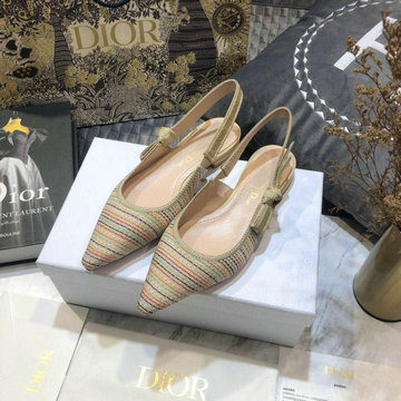 クリスチャンディオール CHRISTIAN DIOR CDJ21016P 2021年最新入荷 J'ADIOR スリングバック パンプス フラットシューズ とんがりトウ レディースシューズ