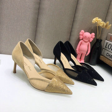クリスチャンディオール CHRISTIAN DIOR 26-CDJ21018Z 2021年最新入荷 パンプス ローヒールシューズ とんがりトウ ピンヒール レディースシューズ