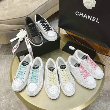 シャネル CHANEL 26-CHJ21013 2021年最新入荷 スニーカー レースアップシューズ カジュアルシューズ レディースシューズ スポーツシューズ