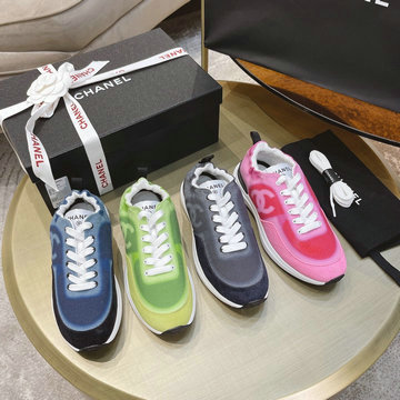 シャネル CHANEL 26-CHJ21017 2021年最新入荷 スニーカー レースアップシューズ カジュアルシューズ レディースシューズ スポーツシューズ