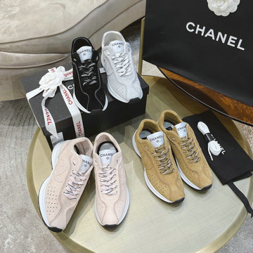 シャネル CHANEL 26-CHJ21018 2021年最新入荷 スニーカー レースアップシューズ カジュアルシューズ レディースシューズ スポーツシューズ