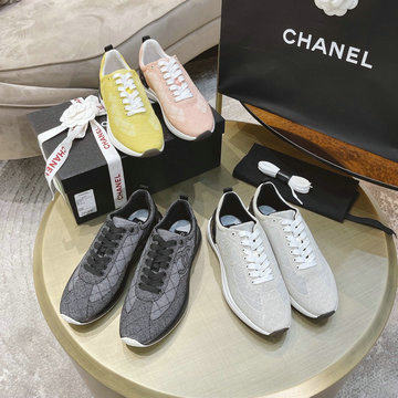 商品名称：シャネル CHANEL 26-CHJ21015 2021年最新入荷 スニーカー レースアップシューズ カジュアルシューズ レディースシューズ スポーツシューズ