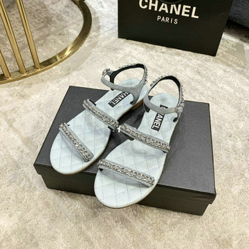 シャネル CHANEL  26-CHJ21026L 2021年夏最新入荷 スリングバック サンダル フラットシューズ ぺたんこサンダル レディースシューズ