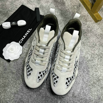 商品名称：シャネル CHANEL 26-CHJ21028B  2021年夏最新入荷 スニーカー スポーツシューズ レースアップシューズ カジュアルシューズ レディースシューズ カジュアルシューズ