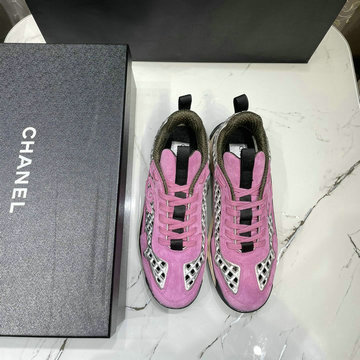 商品名称：シャネル CHANEL 26-CHJ21028F  2021年夏最新入荷 スニーカー スポーツシューズ レースアップシューズ カジュアルシューズ レディースシューズ カジュアルシューズ