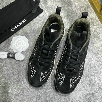 商品名称：シャネル CHANEL CHJ21028K v2021年夏最新入荷 スニーカー スポーツシューズ レースアップシューズ カジュアルシューズ レディースシューズ カジュアルシューズ