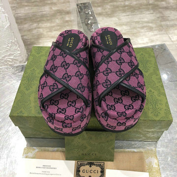 グッチ GUCCI GGJ21002DZ 2021年夏最新入荷 プラットフォームサンダル 厚底ミュール スライドサンダル