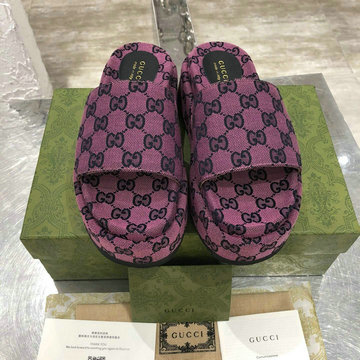 商品名称：グッチ GUCCI 26-GGJ21003DZ 2021年夏最新入荷 プラットフォームサンダル 厚底ミュール スライドサンダル ウィメンズシューズ