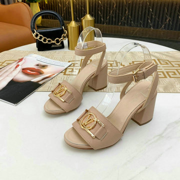 商品名称：ルイヴィトン LOUISVUITTON 26-LVJ21008L 2021年夏最新入荷 ロックイットライン サンダル レディース ブロックヒールサンダル