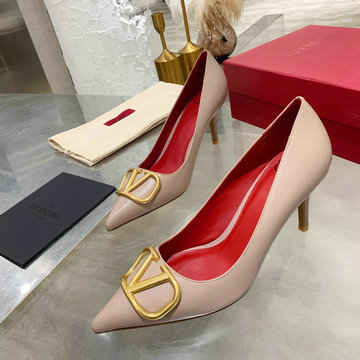 ヴァレンティノ Valentino 26-VTJ21003GPP  2021年夏最新入荷 ガラヴァーニ Vロゴ シグネチャーパンプス ハイヒールシューズ ピンヒール